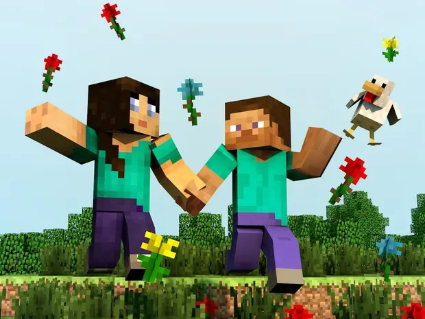 Minecraft Couple